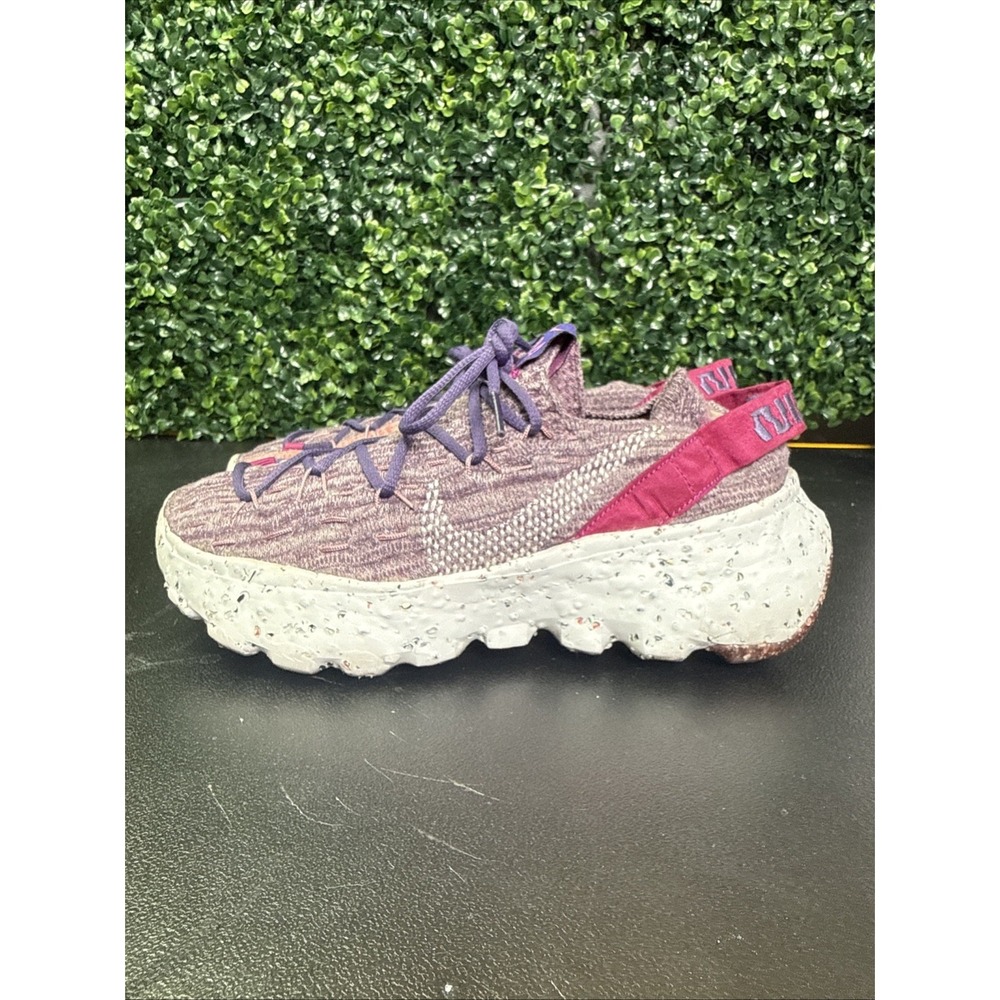 Nike Space Hippie 04 Shoes Womens Size 7 Purple Running Sneakers CD3476-500